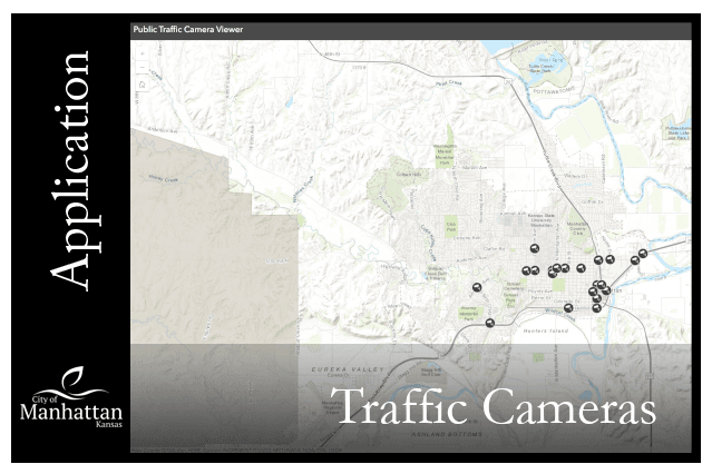 Traffic cameras mapping application