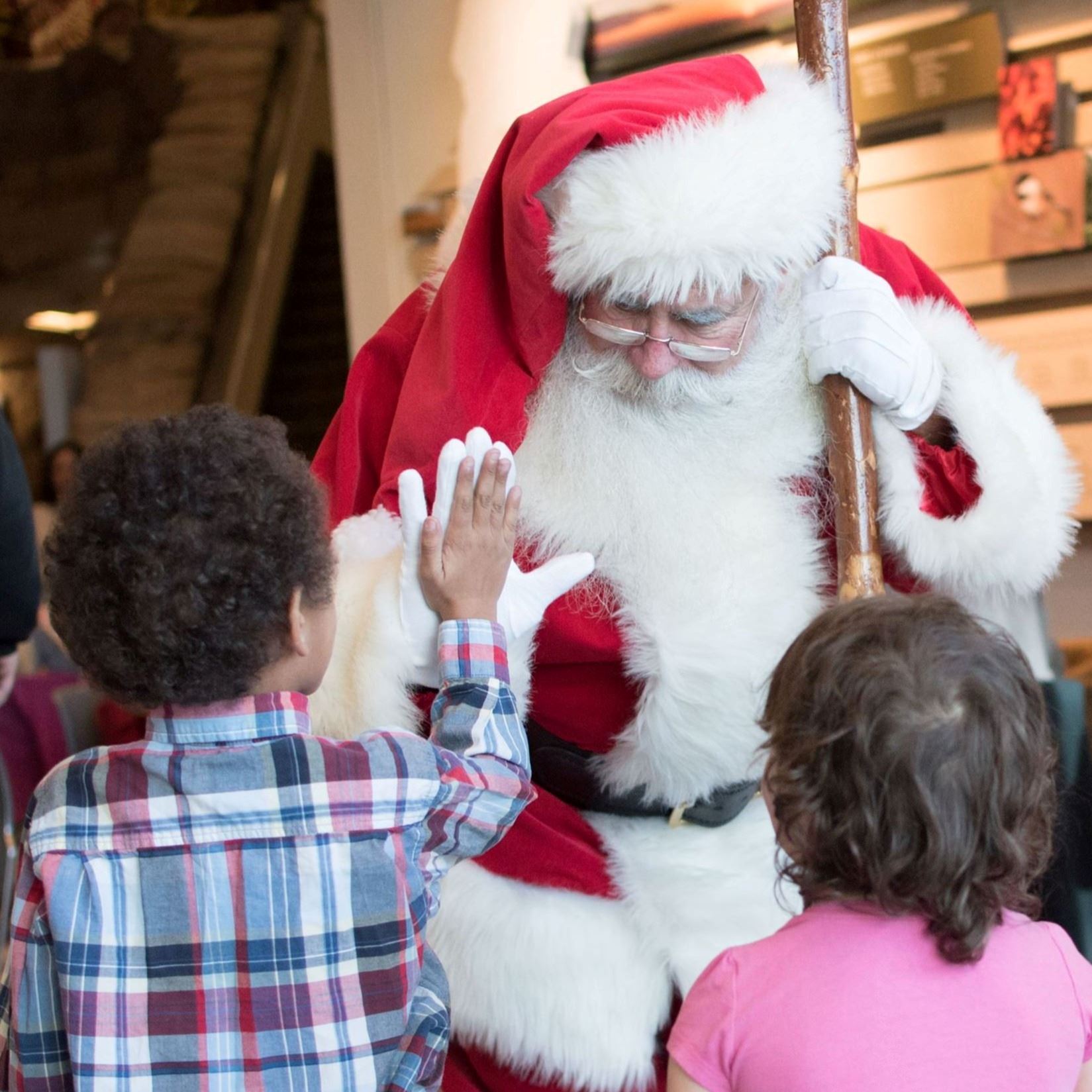 Children with Santa